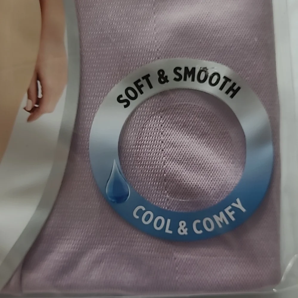 Jockey Essentials Lavender Seamfree Slimming HW LL Shorts No Roll Wai… - Picture 2 of 7